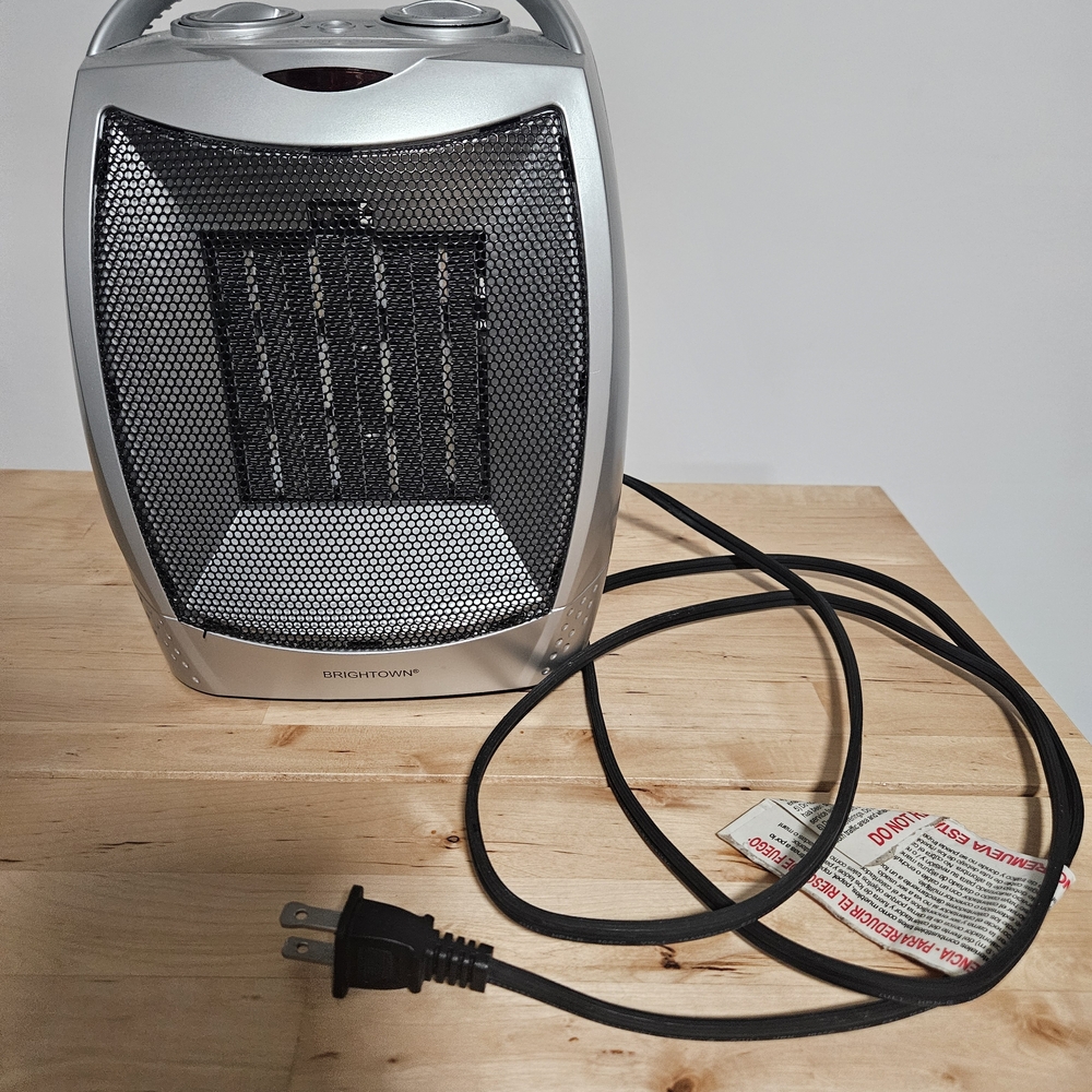 Brighton Gray Ceramic Heater